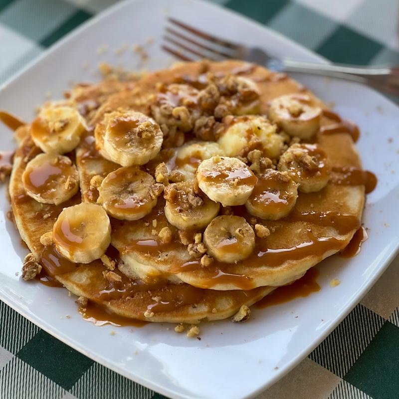 Banana Walnut Pancakes photo