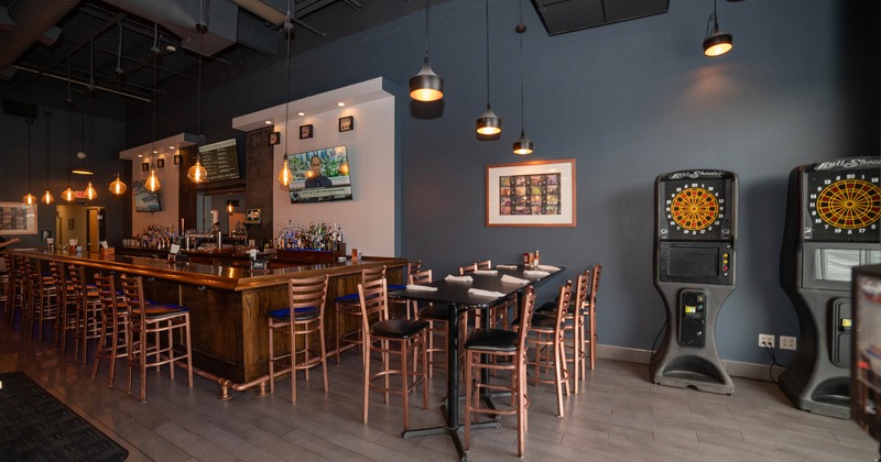 Interior, dining and bar area