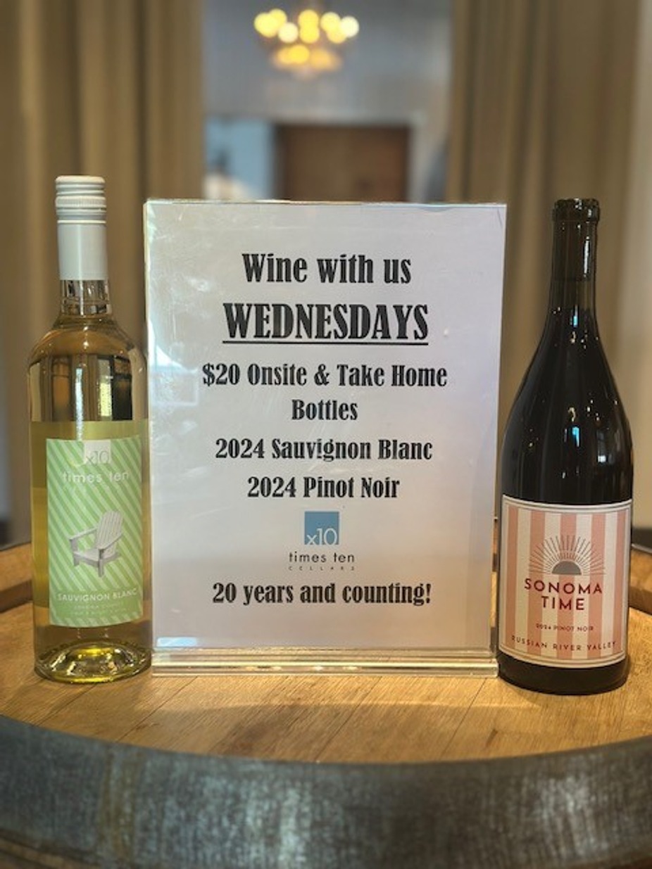 Wine with us Wednesday's event photo