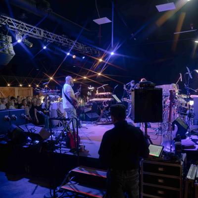 Musician on the stage