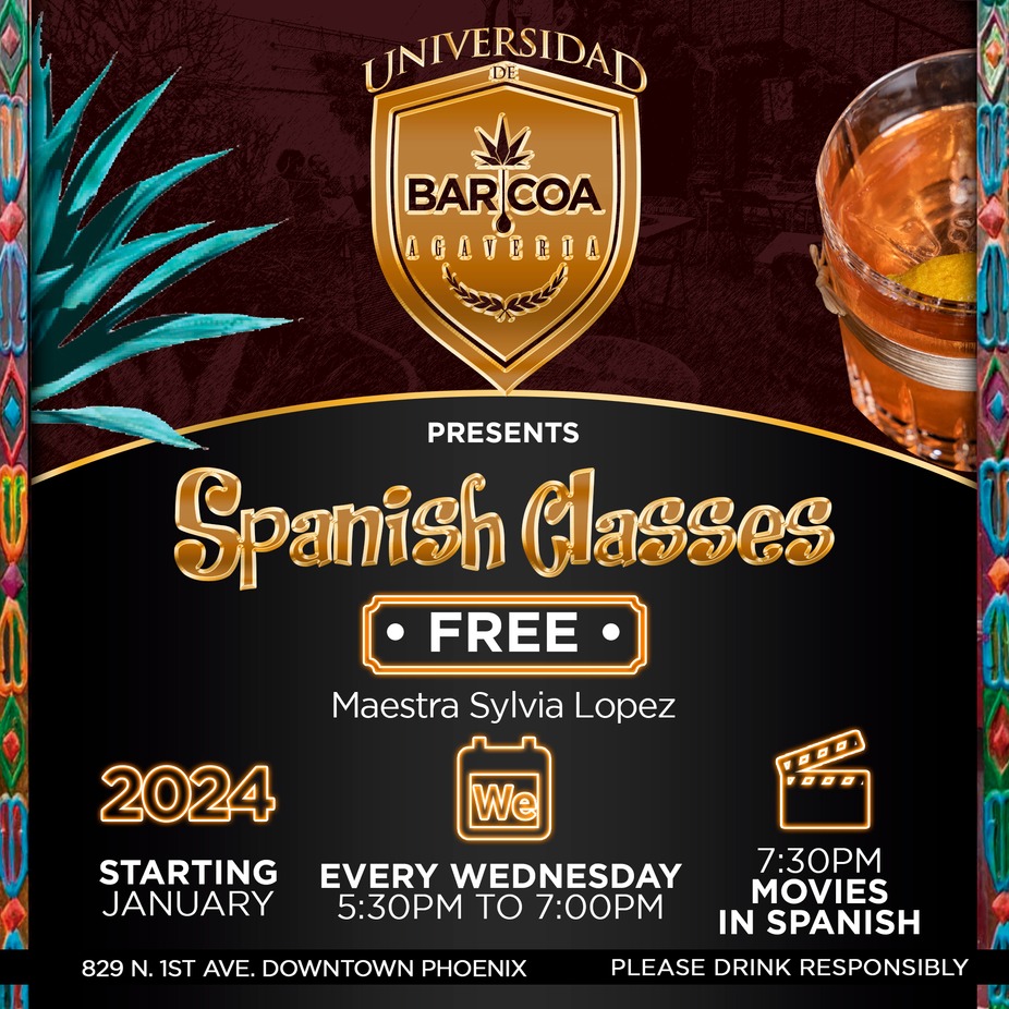 Every Wednesday - Free Spanish Classes event photo