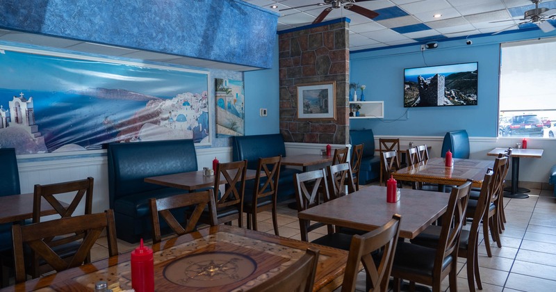 Interior, dining area