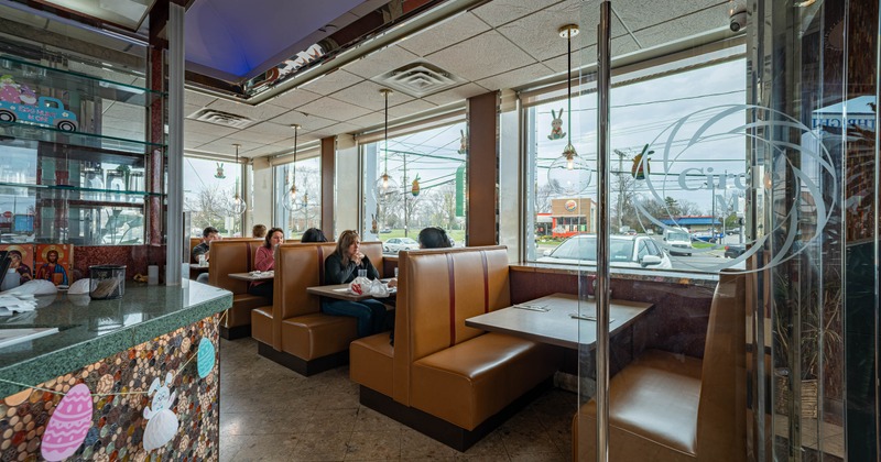Interior, dining area