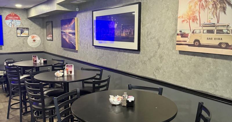 Interior, seating area