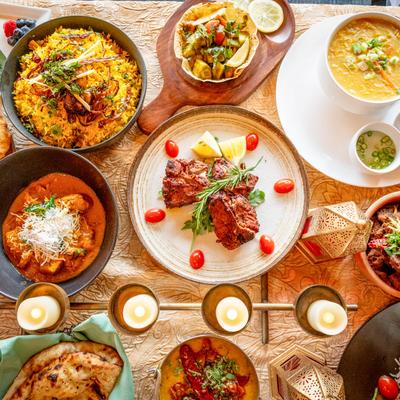 Meals and drinks, served.