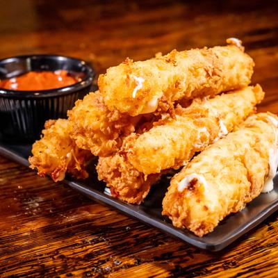 Mozzarella sticks with marinara.