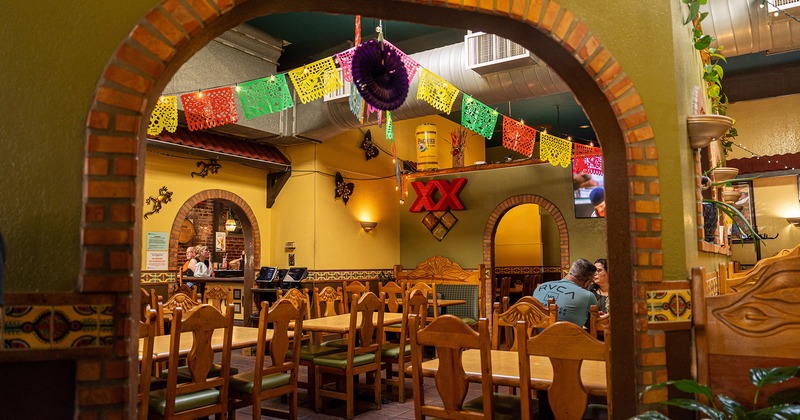 Interior, dining area