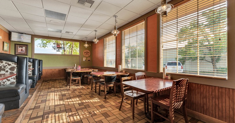 Interior, dining area