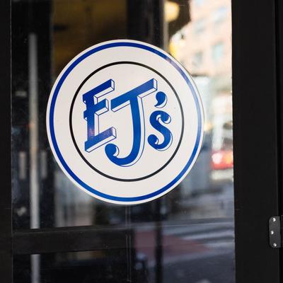 Trademark window graphics.