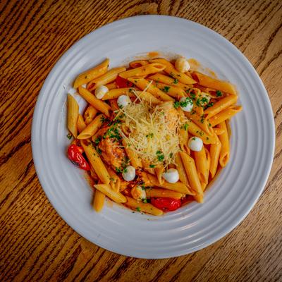 Buffalo Chicken Pasta.