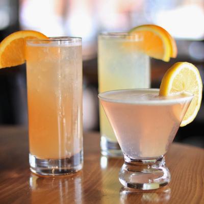 Assorted house  cocktails.