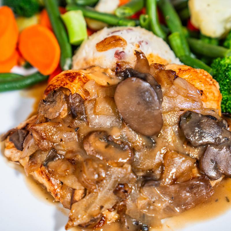 menu item 9 of 24, Smothered Chicken