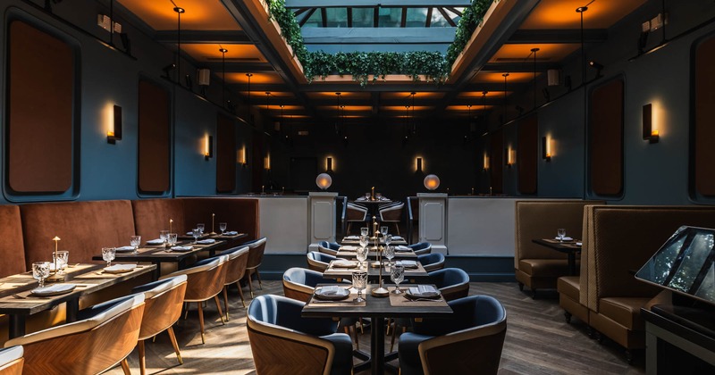 Interior seating area