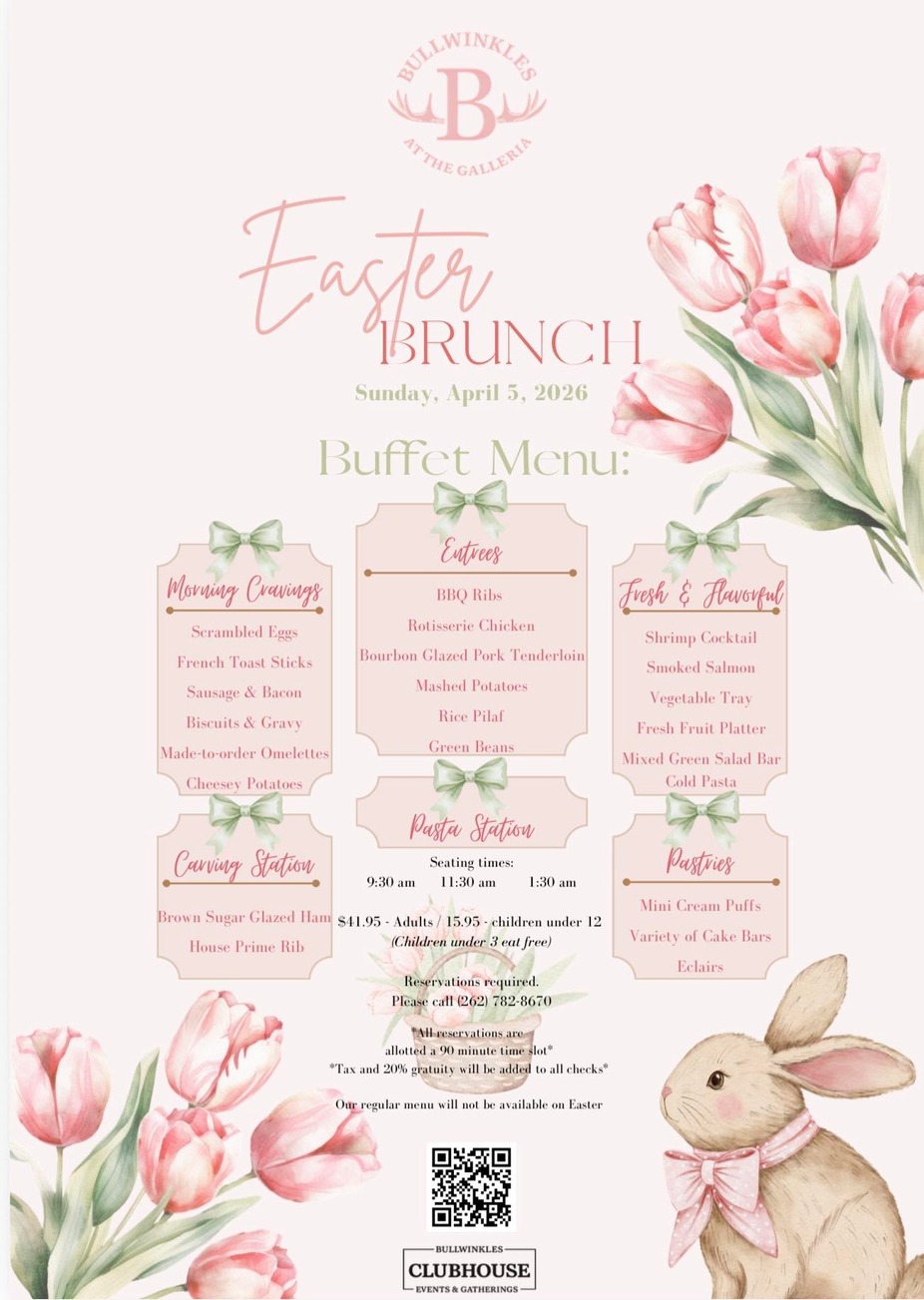 🐰 Easter Brunch at Bullwinkles event photo