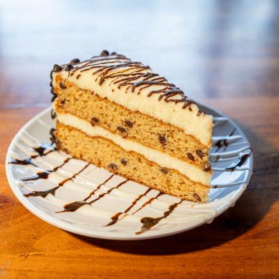 Chocolate Chip Cookie Milk Mousse Cake.