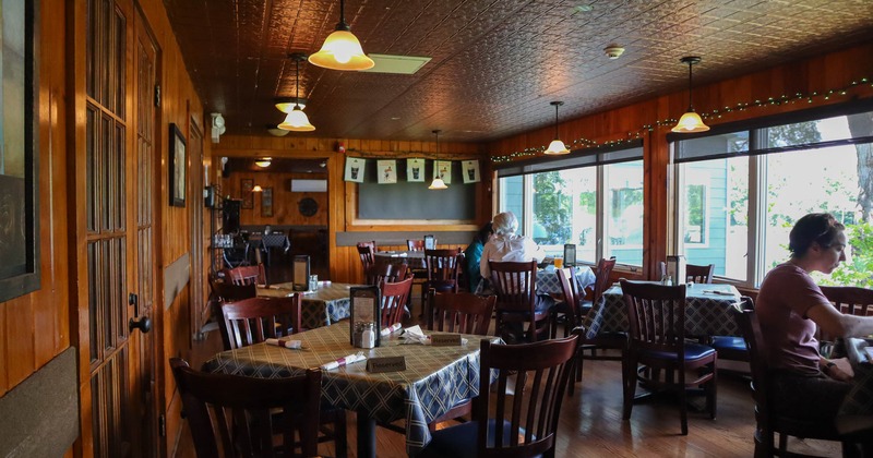 Interior, dining area