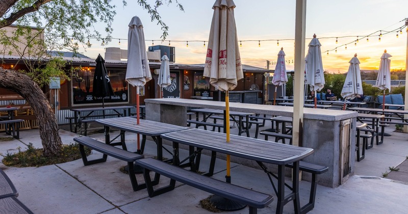 Exterior seating area