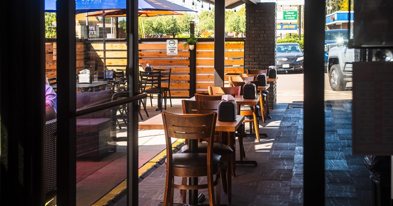 Outdoor seating area