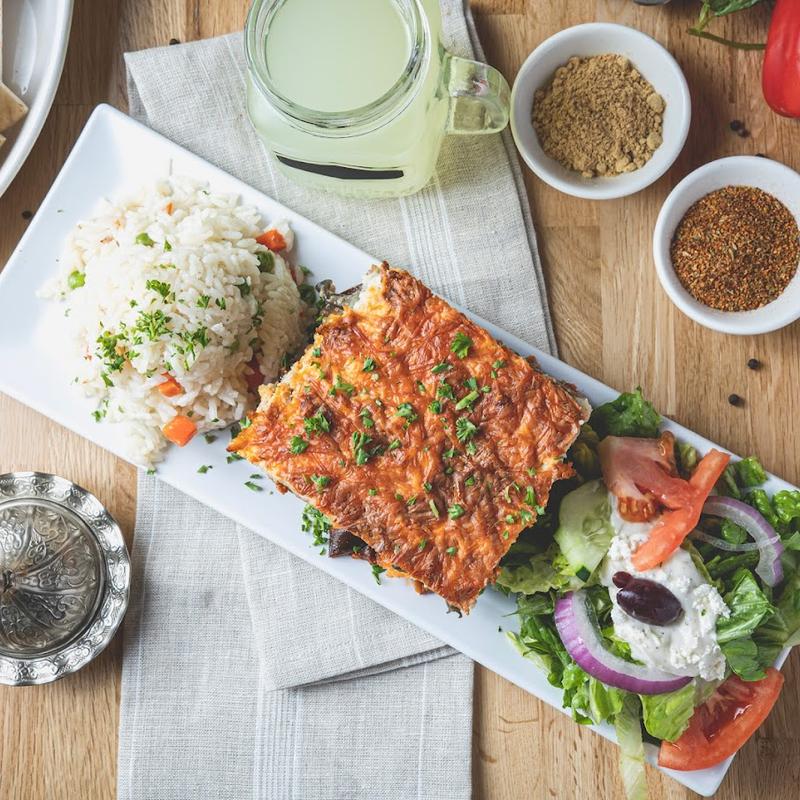 Meat Moussaka Plate photo