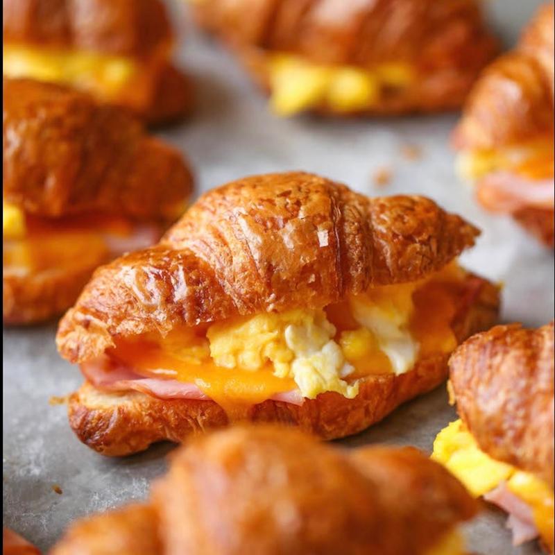 Breakfast Sandwich  Croissant photo