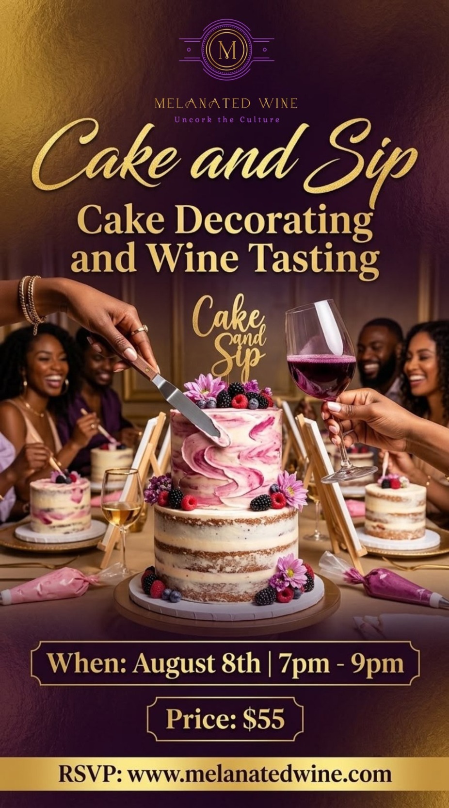 Cake & Sip event photo