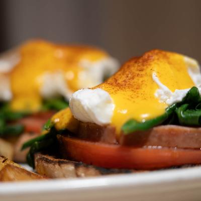 Egg Benedict Florentine.