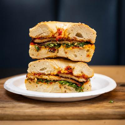 Nashville fried chicken sandwich.