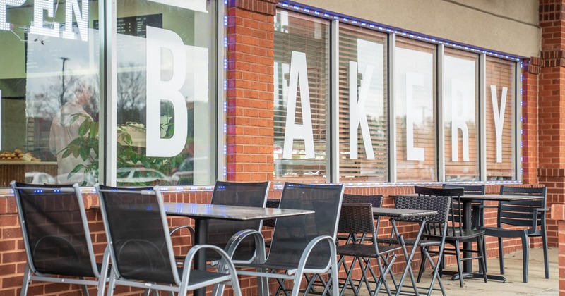 Outdoor seating area