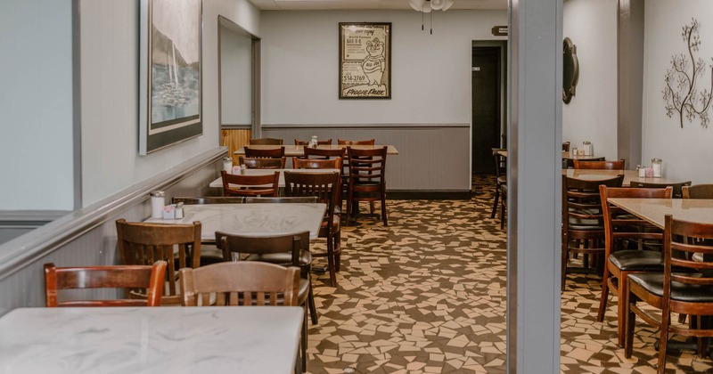 Interior seating area