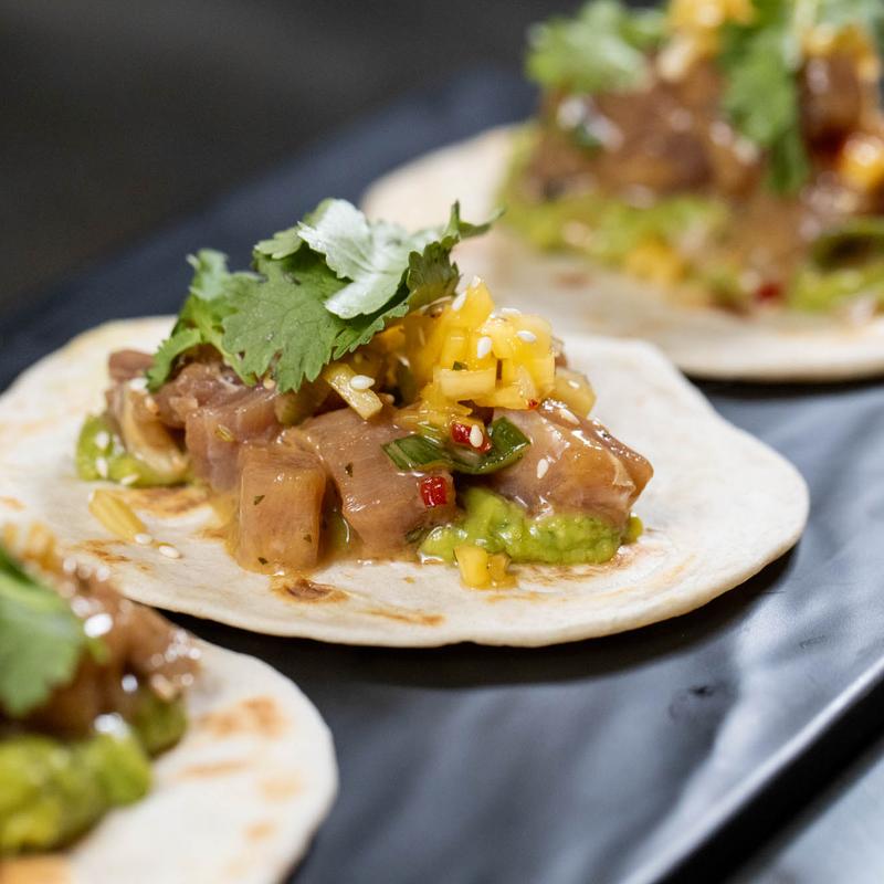 menu item 16 of 24, Ahi Tuna Tacos