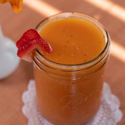 Strawberry and Orange Juice.