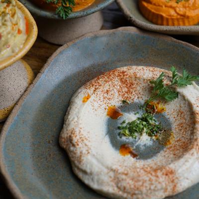 hummus tahini garbanzo extra virgin olive oil.