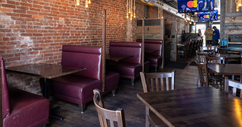 Interior, booth area