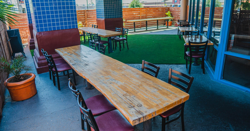 Exterior, patio area