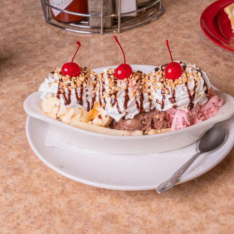 menu item 18 of 20, Banana Split