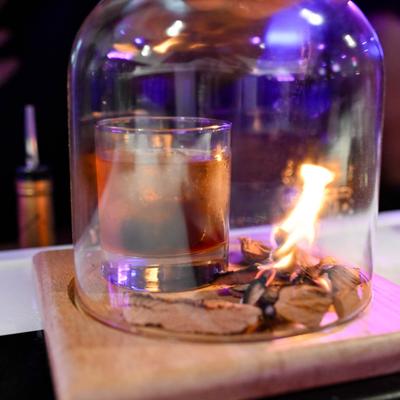 Smoked Old Fashioned.