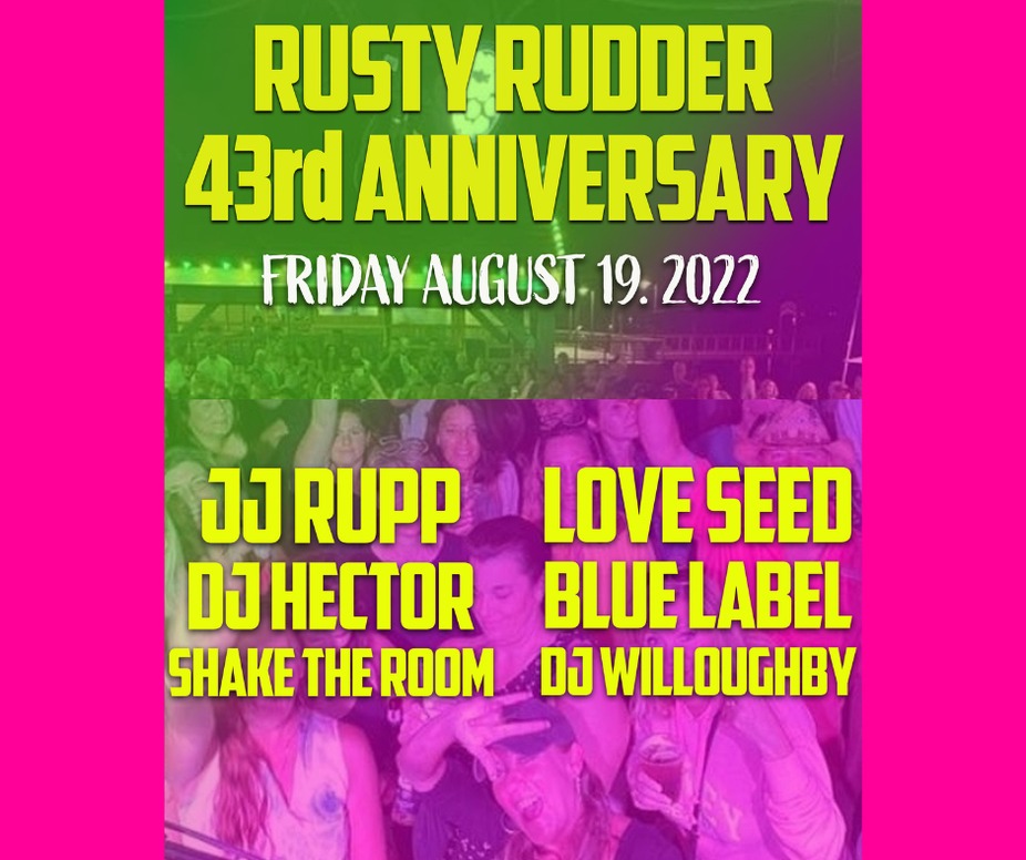 Rudder Anniversary Party 7pm-12am event photo