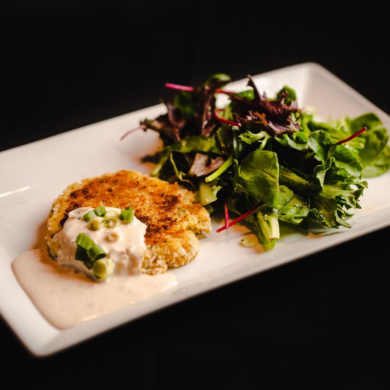 Crab Cake & Pickled Vegetables photo