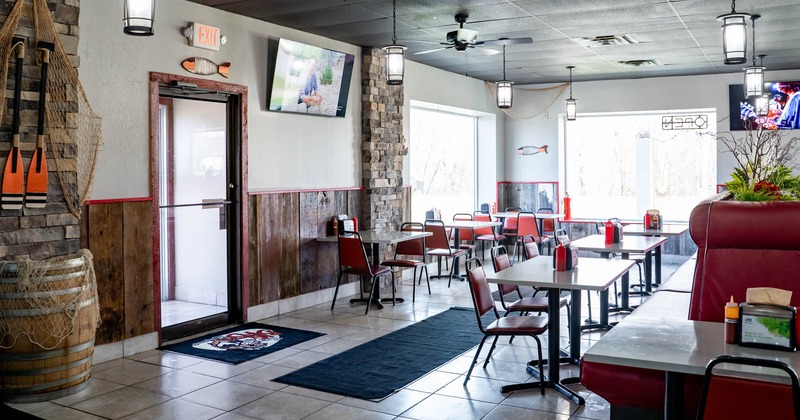 Interior, dining area