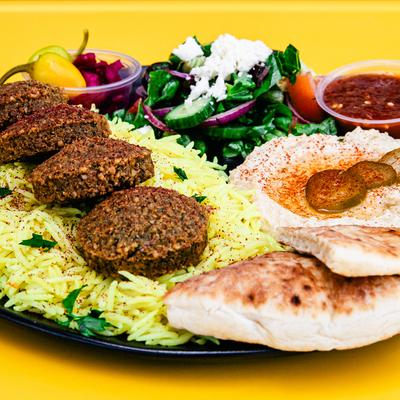 The Falafel Plate.