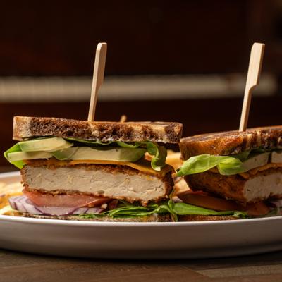 Fried Chicken or Tofu Sandwich with Fries