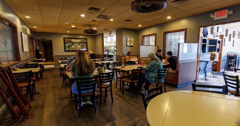 Interior, dining space