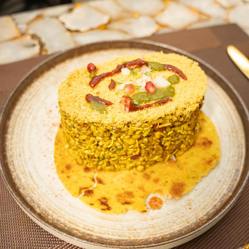 menu item 3 of 45, Dahi Sev Poori