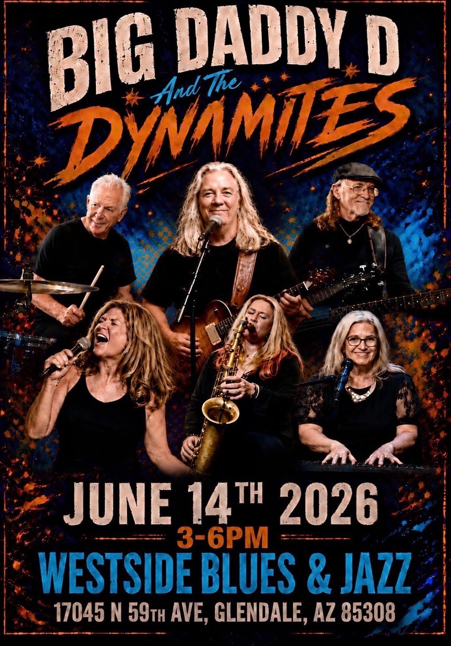 Big Daddy D & the Dynamites feat. Betty Jo Vachon (House-Rockin' Blues) event photo