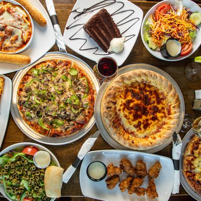 Various food dishes.