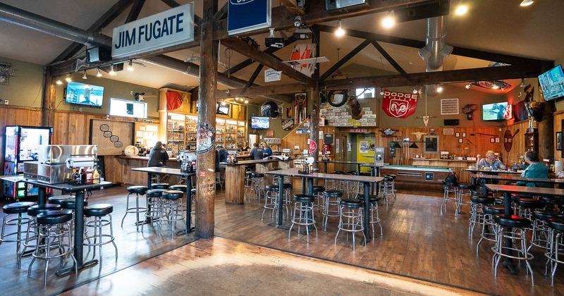 Interior, dining area