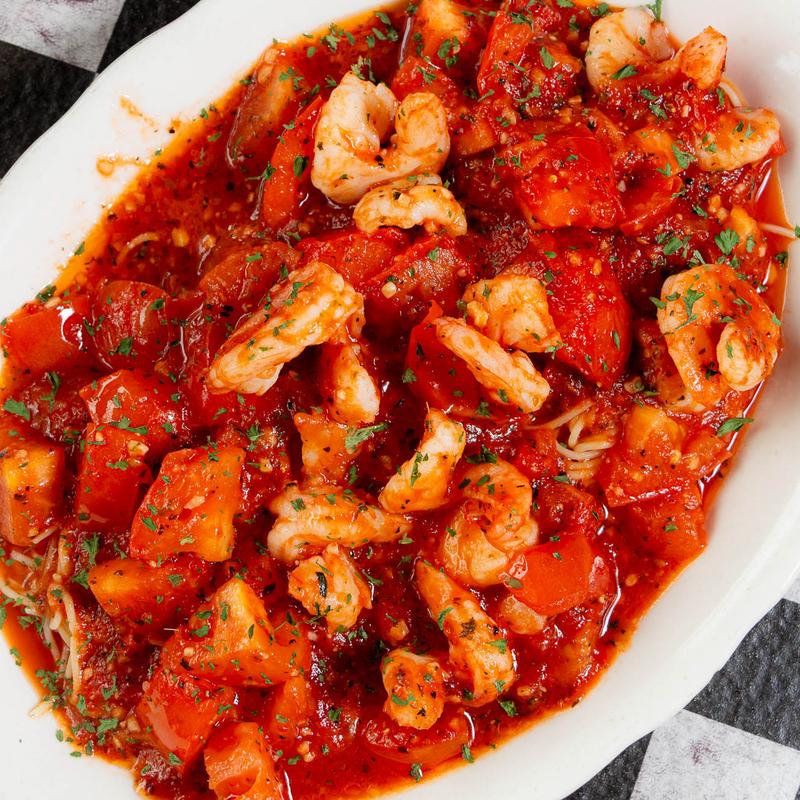 menu item 6 of 9, Shrimp Fra Diavolo