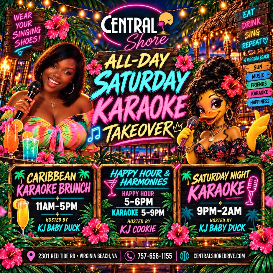 ALL DAY SATURDAY KARAOKE TAKEOVER 🌴🔥 event photo
