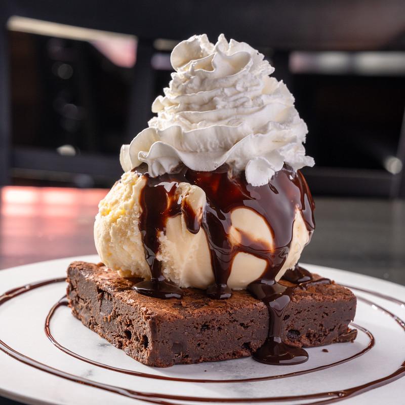 menu item 43 of 67, Brownie Sundae - GF & VE