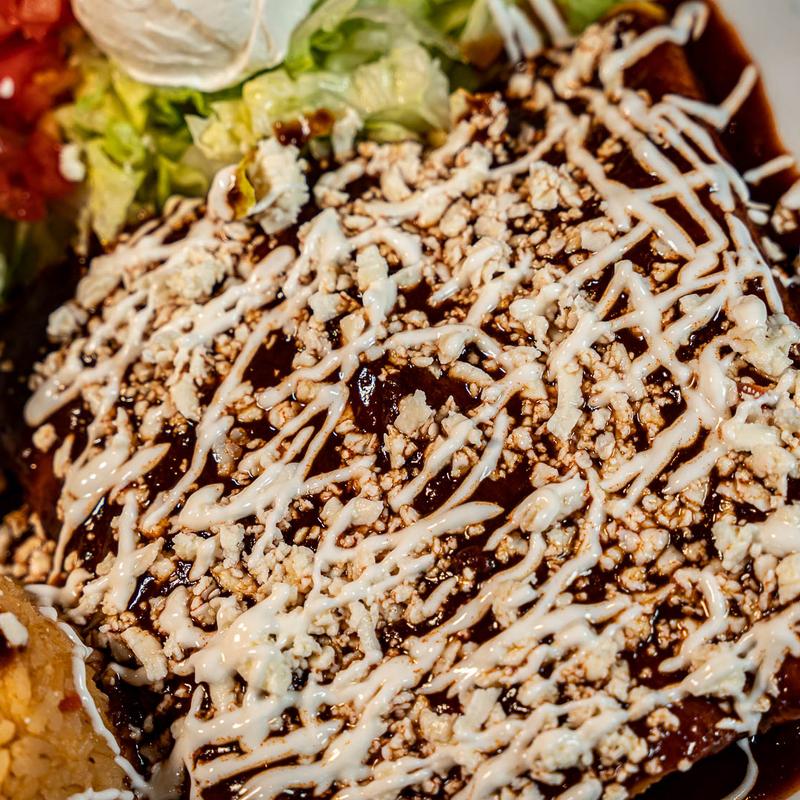 Enchiladas De Mole photo